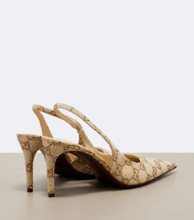 Gucci Donna GG embellished slingback pumps | Thumbnail 2 Gucci Donna GG embellished slingback pumps | Thumbnail 2