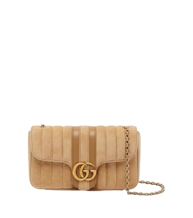 Gucci GG Marmont Mini suede shoulder bag