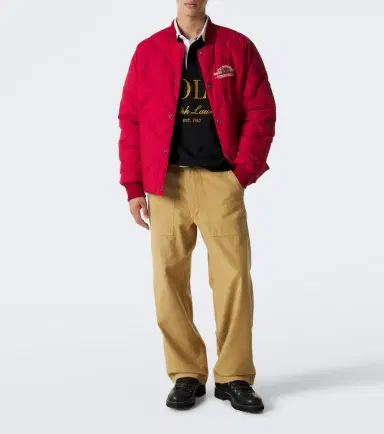 Polo Ralph Lauren Logo cotton-blend fleece polo sweater | Thumbnail 3