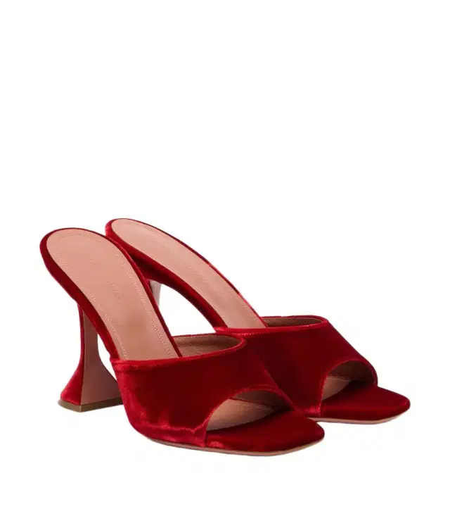 Amina Muaddi Lupita velvet mules