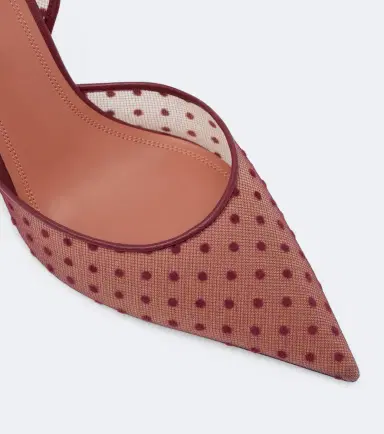 Amina Muaddi Holli point d'esprit slingback pumps | Thumbnail 2 Amina Muaddi Holli point d'esprit slingback pumps | Thumbnail 2
