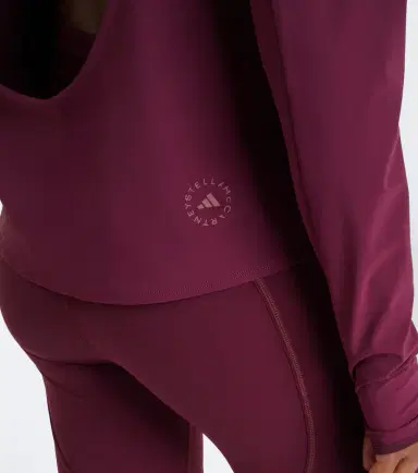 adidas by Stella McCartney Hooded open-back technical top | Thumbnail 2 adidas by Stella McCartney Hooded open-back technical top | Thumbnail 2