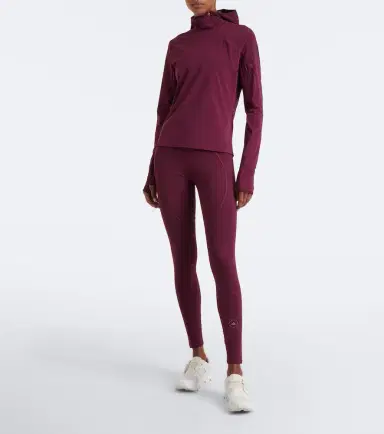 adidas by Stella McCartney Hooded open-back technical top | Thumbnail 3 adidas by Stella McCartney Hooded open-back technical top | Thumbnail 3