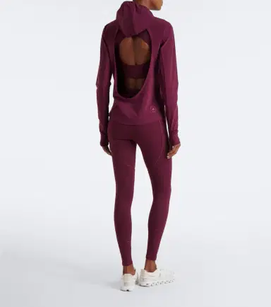 adidas by Stella McCartney Hooded open-back technical top | Thumbnail 5 adidas by Stella McCartney Hooded open-back technical top | Thumbnail 5