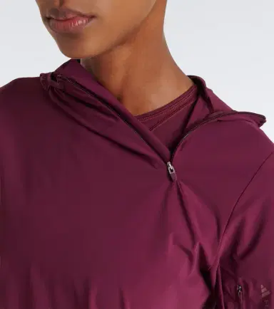 adidas by Stella McCartney Hooded open-back technical top | Thumbnail 6 adidas by Stella McCartney Hooded open-back technical top | Thumbnail 6