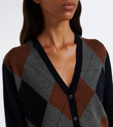 Prada Argyle cashmere cardigan | Thumbnail 5