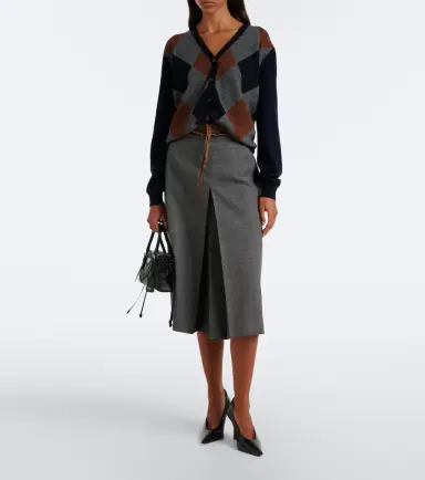 Prada Argyle cashmere cardigan | Thumbnail 6