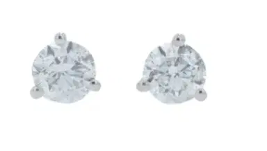 Wish Fine Jewelry 0.80ct Diamond 14K Gold Stud Earrings | Thumbnail 1