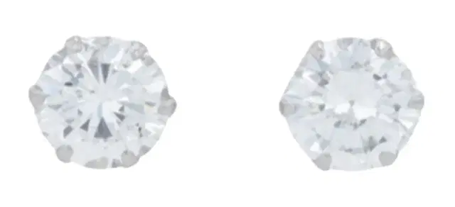 Wish Fine Jewelry 0.90ct Diamond Platinum Stud Earrings