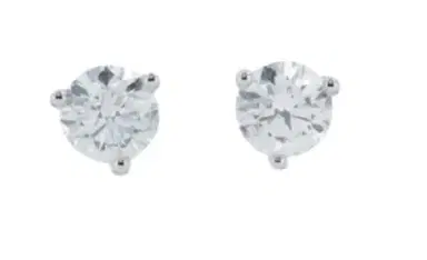 Wish Fine Jewelry 1.00ct Diamond 14K Gold Stud Earrings | Thumbnail 1