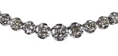 Wish Fine Jewelry 10ct Diamond 18K Gold Buttercup Tennis Necklace | Thumbnail 1 Wish Fine Jewelry 10ct Diamond 18K Gold Buttercup Tennis Necklace | Thumbnail 1