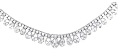 Wish Fine Jewelry 10ct Diamond 18K Gold Graduated Tennis Necklace | Thumbnail 1 Wish Fine Jewelry 10ct Diamond 18K Gold Graduated Tennis Necklace | Thumbnail 1