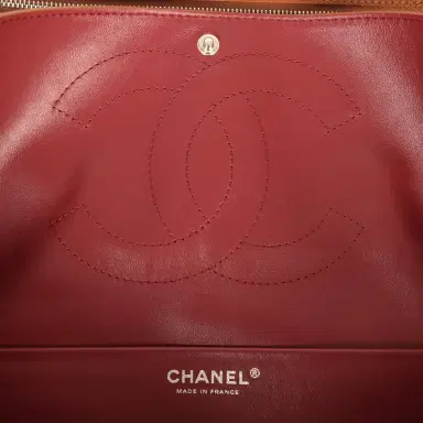 Chanel Chanel Maxi "Souplissimo" Small Flap Bag Camel Grained Calfskin Silver Hardware | Thumbnail 11 Chanel Chanel Maxi "Souplissimo" Small Flap Bag Camel Grained Calfskin Silver Hardware | Thumbnail 11