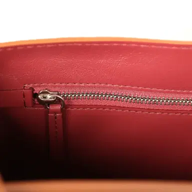 Chanel Chanel Maxi "Souplissimo" Small Flap Bag Camel Grained Calfskin Silver Hardware | Thumbnail 10 Chanel Chanel Maxi "Souplissimo" Small Flap Bag Camel Grained Calfskin Silver Hardware | Thumbnail 10