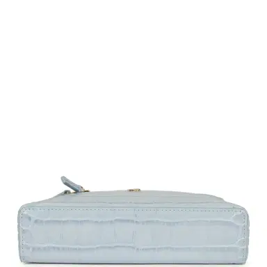 Chanel Chanel Top Handle Long Vanity Case with Chain Light Blue Croc Embossed Calfskin Gold Hardware | Thumbnail 6 Chanel Chanel Top Handle Long Vanity Case with Chain Light Blue Croc Embossed Calfskin Gold Hardware | Thumbnail 6