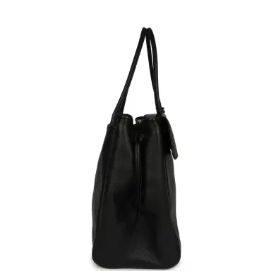 Chanel Chanel XXL "It Girl" Shopping Tote Black Calfskin Gold Hardware | Thumbnail 3 Chanel Chanel XXL "It Girl" Shopping Tote Black Calfskin Gold Hardware | Thumbnail 3