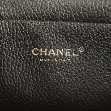 Chanel Chanel XXL "It Girl" Shopping Tote Black Calfskin Gold Hardware | Thumbnail 10 Chanel Chanel XXL "It Girl" Shopping Tote Black Calfskin Gold Hardware | Thumbnail 10