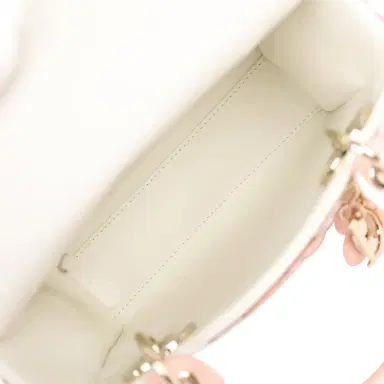Dior Christian Dior Mini Lady Dior Bag "Buttercup" Rose Soupir, Off-White, Light Purple, Light Brown Lambskin Light Gold Hardware | Thumbnail 11 Dior Christian Dior Mini Lady Dior Bag "Buttercup" Rose Soupir, Off-White, Light Purple, Light Brown Lambskin Light Gold Hardware | Thumbnail 11