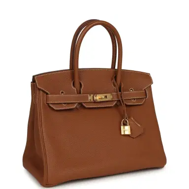 HERMÈS Hermes Birkin 30 Gold Togo Gold Hardware | Thumbnail 2 HERMÈS Hermes Birkin 30 Gold Togo Gold Hardware | Thumbnail 2