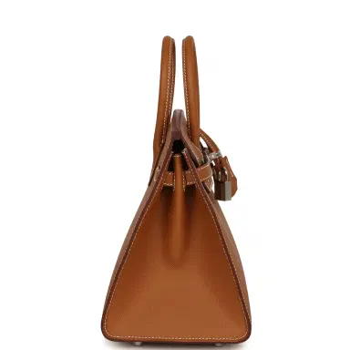 HERMÈS Hermes Birkin Sellier 25 Gold Epsom Palladium Hardware | Thumbnail 3 HERMÈS Hermes Birkin Sellier 25 Gold Epsom Palladium Hardware | Thumbnail 3