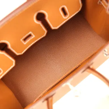 HERMÈS Hermes Birkin Sellier 25 Gold Epsom Palladium Hardware | Thumbnail 8 HERMÈS Hermes Birkin Sellier 25 Gold Epsom Palladium Hardware | Thumbnail 8