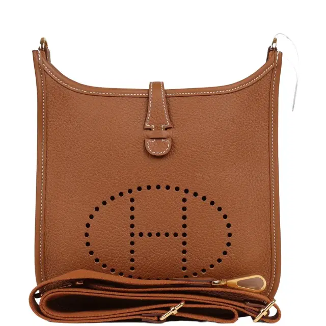 HERMÈS Hermes Evelyne 23 Gold Clemence Gold Hardware