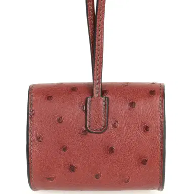 HERMÈS Hermes Kelly Festival Bag Charm Rouge H Ostrich Gold Hardware | Thumbnail 4 HERMÈS Hermes Kelly Festival Bag Charm Rouge H Ostrich Gold Hardware | Thumbnail 4