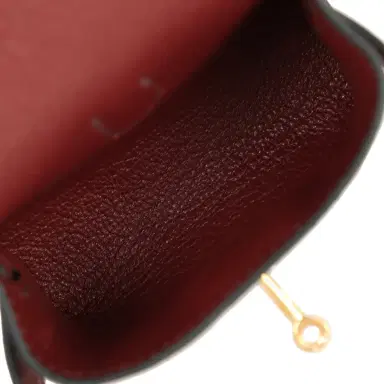 HERMÈS Hermes Kelly Festival Bag Charm Rouge H Ostrich Gold Hardware | Thumbnail 8 HERMÈS Hermes Kelly Festival Bag Charm Rouge H Ostrich Gold Hardware | Thumbnail 8