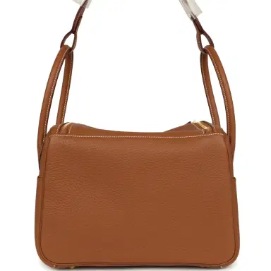 HERMÈS Hermes Lindy 26 Gold Clemence Gold Hardware | Thumbnail 4