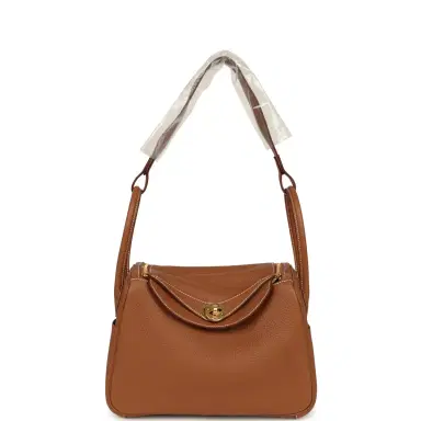 HERMÈS Hermes Lindy 26 Gold Clemence Gold Hardware | Thumbnail 7