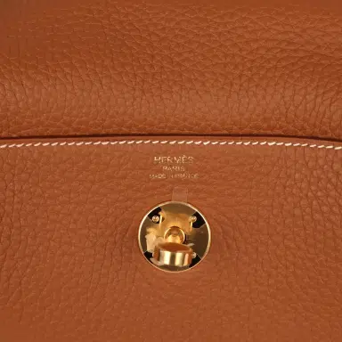 HERMÈS Hermes Lindy 26 Gold Clemence Gold Hardware | Thumbnail 8