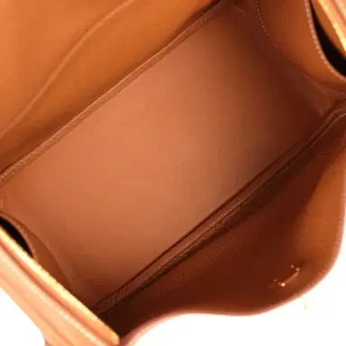 HERMÈS Hermes Lindy 26 Gold Clemence Gold Hardware | Thumbnail 9
