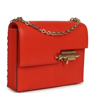 HERMÈS Hermes Mini Verrou Chaine Bag Capucine Chevre Chamkila Permabrass Hardware | Thumbnail 2