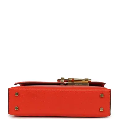HERMÈS Hermes Mini Verrou Chaine Bag Capucine Chevre Chamkila Permabrass Hardware | Thumbnail 6