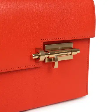HERMÈS Hermes Mini Verrou Chaine Bag Capucine Chevre Chamkila Permabrass Hardware | Thumbnail 8