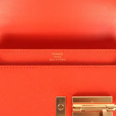 HERMÈS Hermes Mini Verrou Chaine Bag Capucine Chevre Chamkila Permabrass Hardware | Thumbnail 9