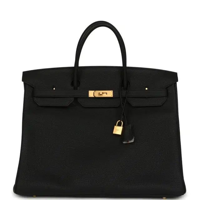 HERMÈS Hermes Special Order (HSS) Birkin 40 Black Verso Togo Brushed Gold Hardware