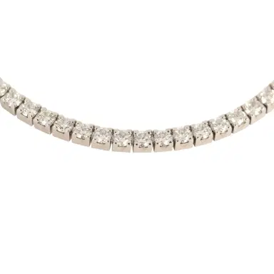 HERMÈS Pre-owned Hermes Finesse Bracelet SH 18K White Gold, Diamonds | Thumbnail 3