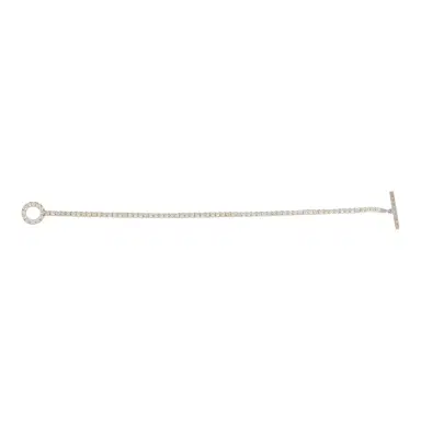 HERMÈS Pre-owned Hermes Finesse Bracelet SH 18K White Gold, Diamonds | Thumbnail 5