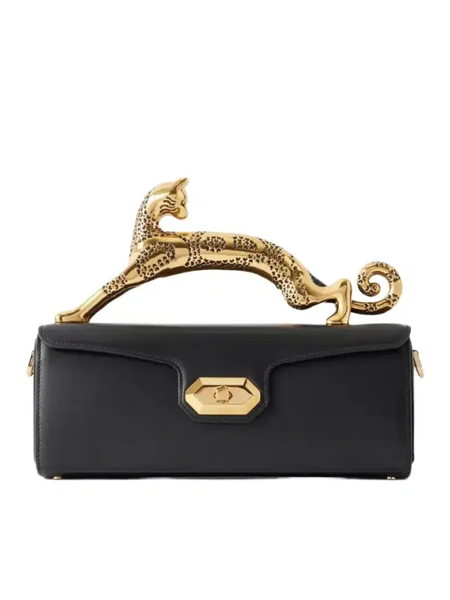 Lanvin Pencil Cat Leather Clutch