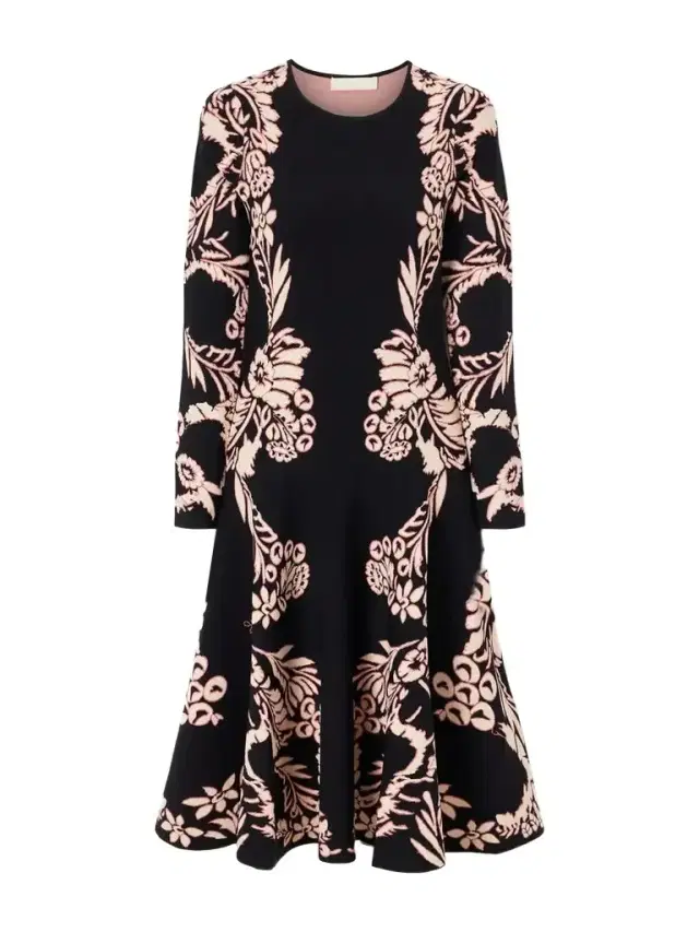 Ulla Johnson Nerissa Floral-jacquard Midi Dress