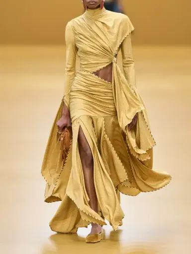 Zimmermann Valiant Knotted Draped Printed Silk-blend Maxi Dress | Thumbnail 5