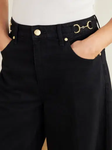 Ulla Johnson The Rowan Embellished Denim Shorts | Thumbnail 5