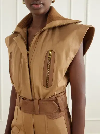Zimmermann Valiant Belted Rib-trimmed Cotton-drill Jumpsuit | Thumbnail 4 Zimmermann Valiant Belted Rib-trimmed Cotton-drill Jumpsuit | Thumbnail 4