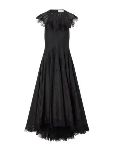 Zimmermann Ascent Lace-trimmed Linen And Silk-blend Gown | Thumbnail 1