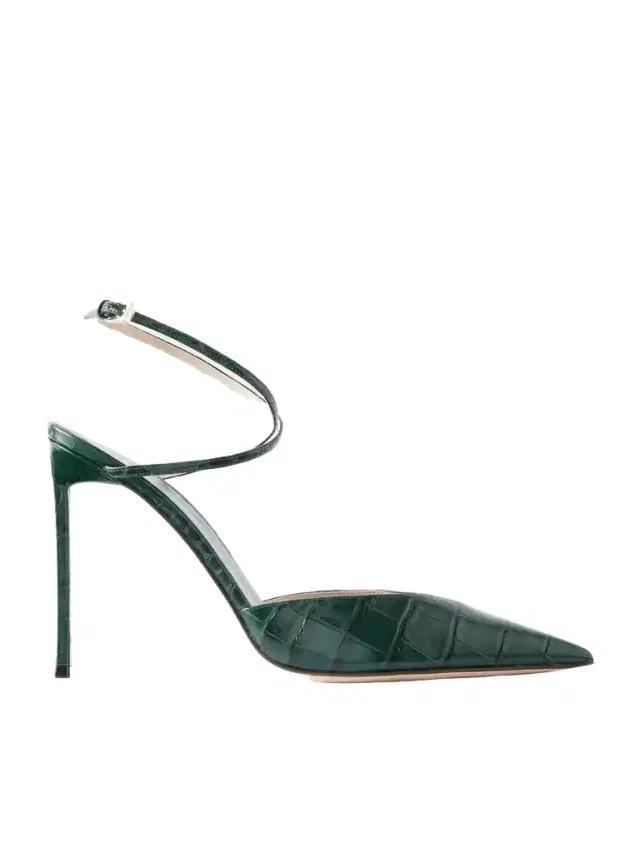 Tom Ford 105 Croc-effect Leather Pumps