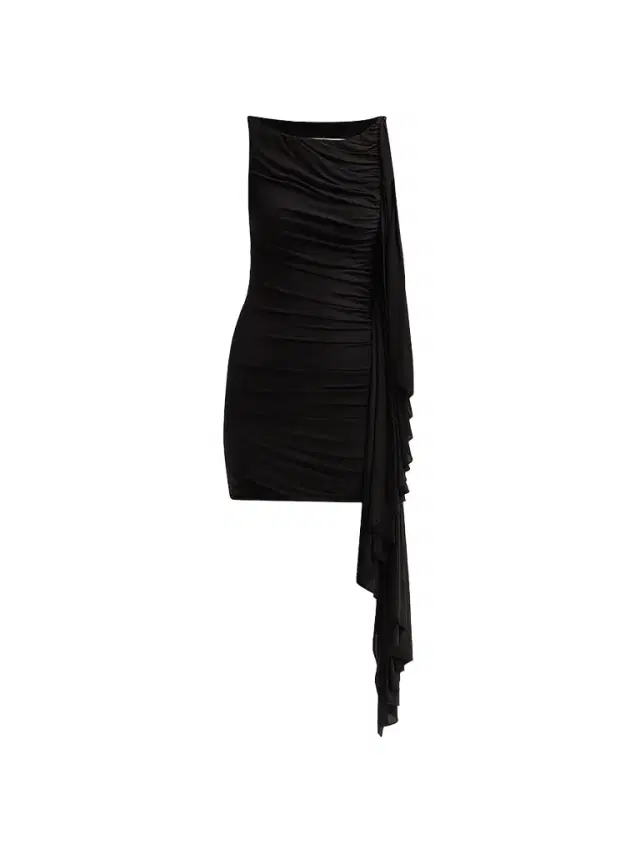 Alexander Wang Women's Asymmetric Ruched Mini Dress