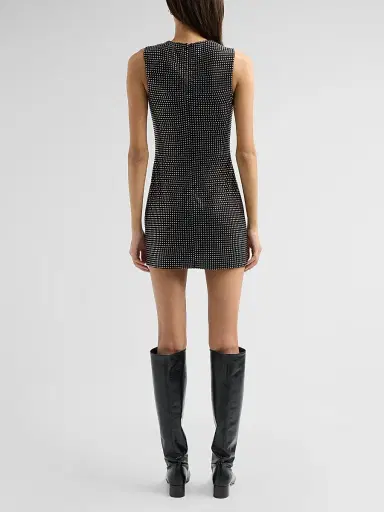 Alexander Wang Women's Hotfix Sleeveless Mini Dress | Thumbnail 3 Alexander Wang Women's Hotfix Sleeveless Mini Dress | Thumbnail 3