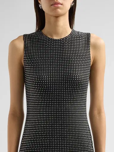 Alexander Wang Women's Hotfix Sleeveless Mini Dress | Thumbnail 5 Alexander Wang Women's Hotfix Sleeveless Mini Dress | Thumbnail 5