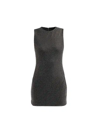 Alexander Wang Women's Hotfix Sleeveless Mini Dress | Thumbnail 1 Alexander Wang Women's Hotfix Sleeveless Mini Dress | Thumbnail 1